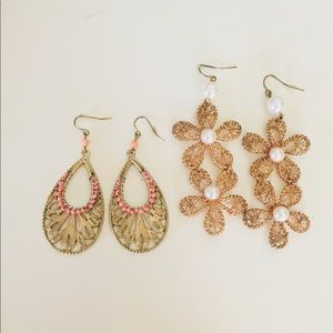 Tear drop earrings